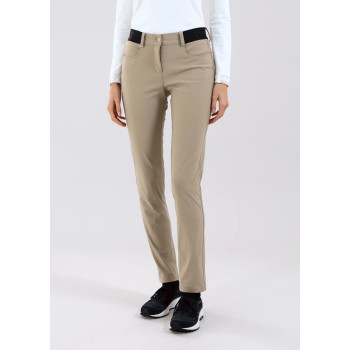 Pantalon Singolo Beige Femme 2