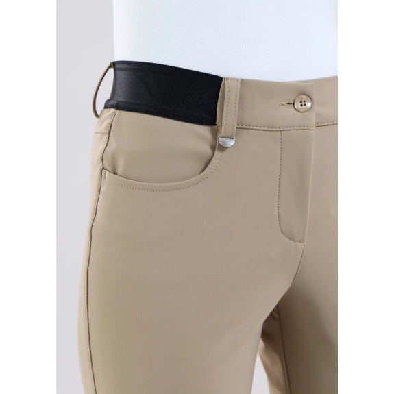 Pantalon Singolo Beige Femme