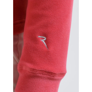 Pull 1/4 Zip Tentation Rose Femme