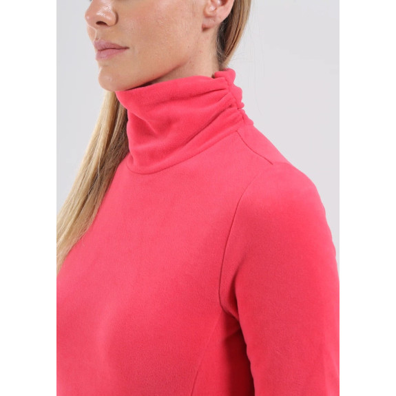 Pull col montant Traffic Rose Femme