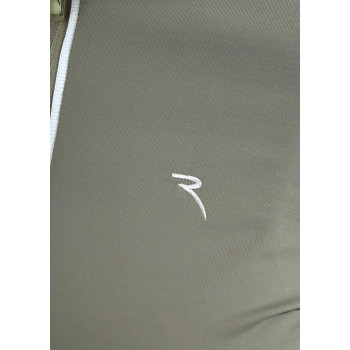 Pull 1/2 Zip Trapezista Kaki Femme