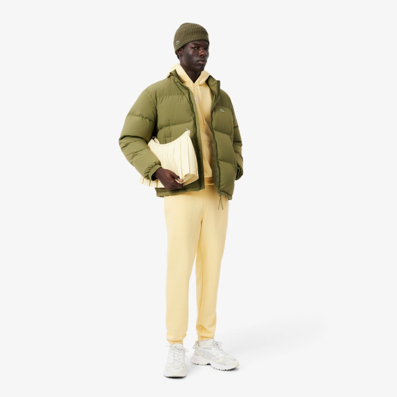 Bonnet unisexe en laine côtelée Kaki