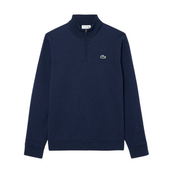 Pull 1/4 Zip coupe-vent Bleu Nuit Homme