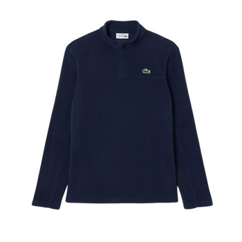 Sweat 1/4 Zip polaire Bleu Nuit Homme