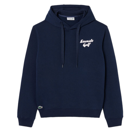 Sweat à capuche Molleton Imprimé Bleu Nuit Homme