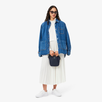 Mini Sac cabas à Bandoulière Bleu Nuit