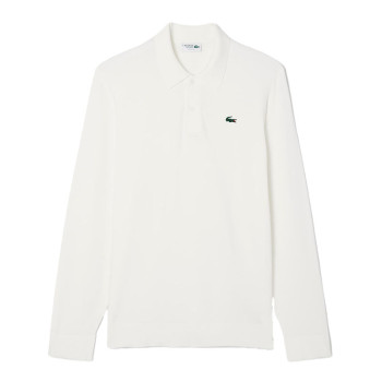 Pull col polo Blanc Homme