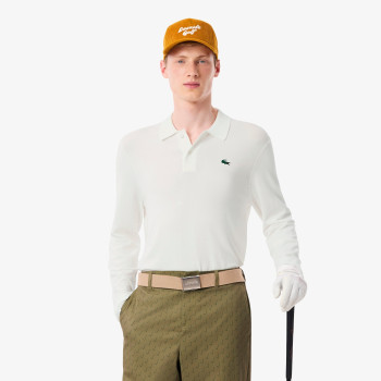 Pull col polo Blanc Homme