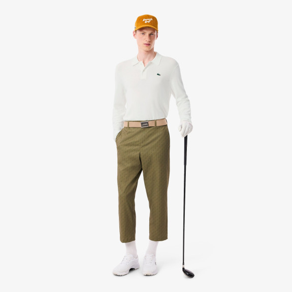 Pull col polo Blanc Homme