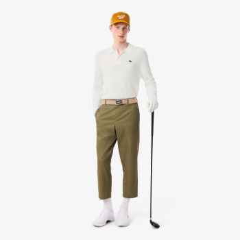 Pull col polo Blanc Homme