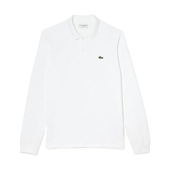 Polo Classic Fit manches longues Blanc Homme