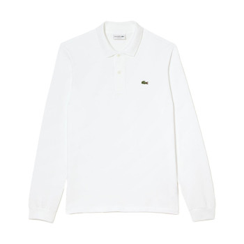 Polo Classic Fit manches longues Blanc Homme