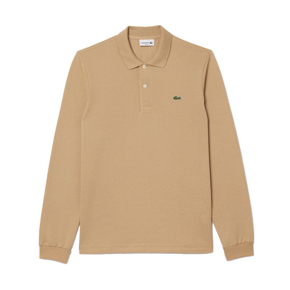 Polo Classic Fit manches longues Beige Homme