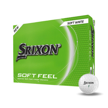 12 Balles de golf Soft Feel White 14