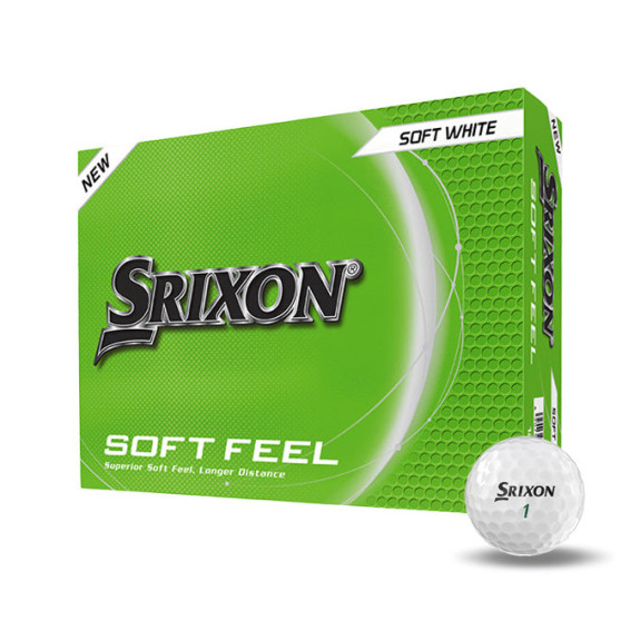 12 Balles de golf Soft Feel White 14