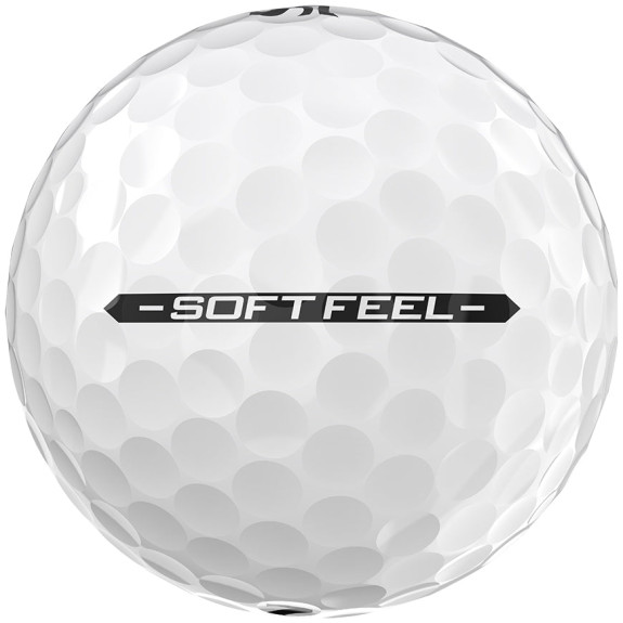 12 Balles de golf Soft Feel White 14