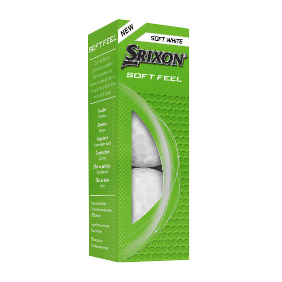 12 Balles de golf Soft Feel White 14