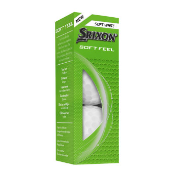 12 Balles de golf Soft Feel White 14