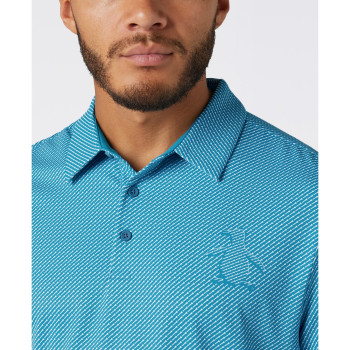 Polo Dimensional Pete Tee Print Carribean Sea Homme