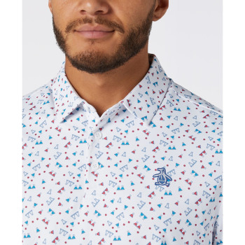 Polo Sake-Tini Print Bright White Homme