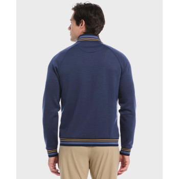 Veste Knitted Track Black Iris Bijou Heather Homme