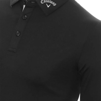 Polo LS Performance Caviar Homme