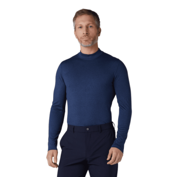 Baselayer à col ras du cou True Navy Heather Homme