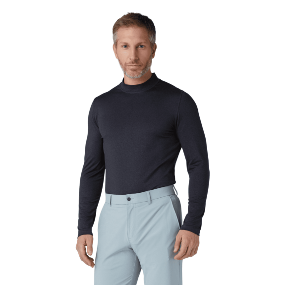 Baselayer à col ras du cou Ebony Heather Homme