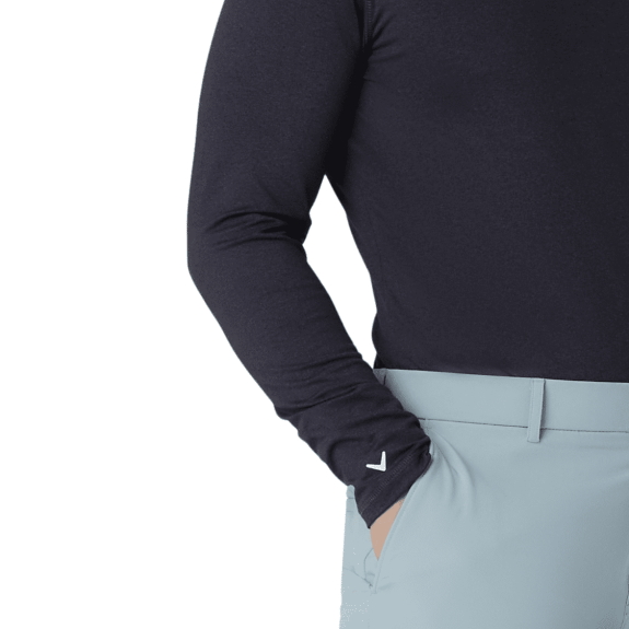 Baselayer à col ras du cou Ebony Heather Homme