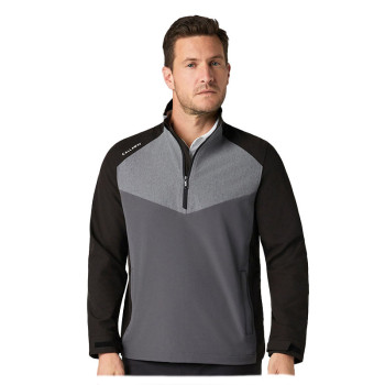 Pull 1/4 Zip Wind Jacket Caviar Homme