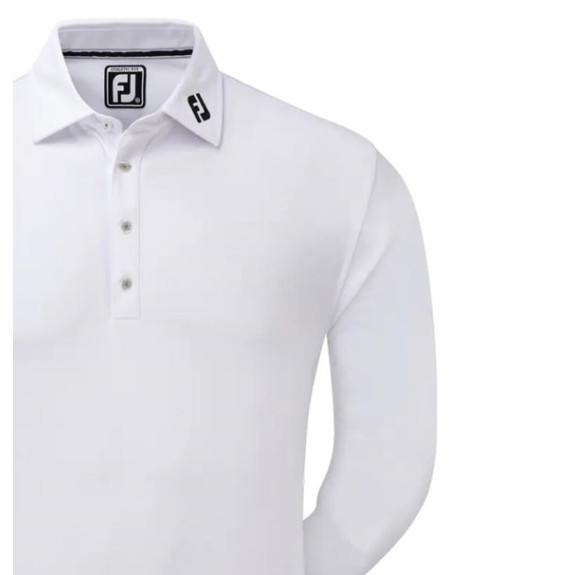 Polo ML Thermocool Blanc Homme