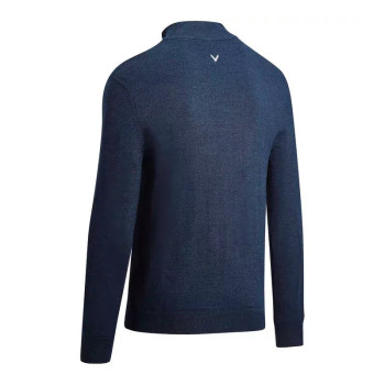 Pull 1/4 Zip Windstopper Navy Blue Homme
