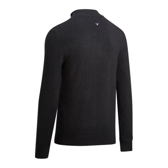 Pull 1/4 Zip Windstopper Black Ink Homme