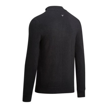 Pull 1/4 Zip Windstopper Black Ink Homme