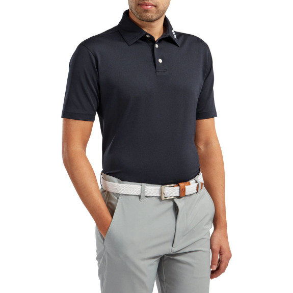 Polo Piqué Solid  Marine Homme