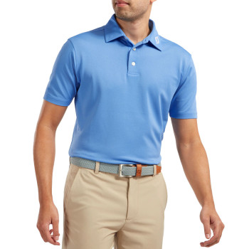 Polo Piqué Solid  Bleu Clair Homme Polo Piqué Solid  Bleu Clair Homme
