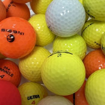 24 Balles de golf Couleurs Reconditionnées Grade B 2