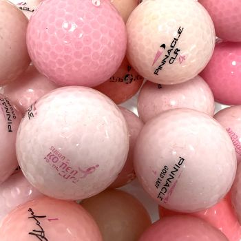 24 Balles de golf Lady Pink Reconditionnées Grade B