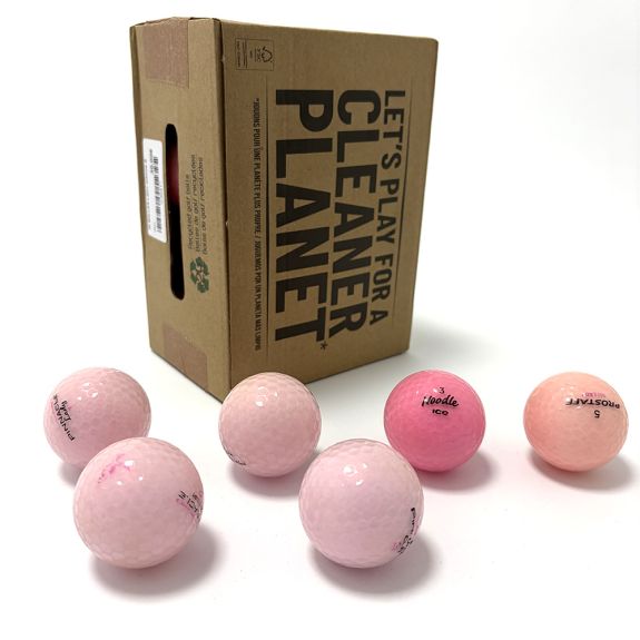24 Balles de golf Lady Pink Reconditionnées Grade B