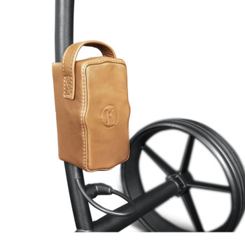 Housse de batterie cuir marron pour chariot K1, K3, K5, K7