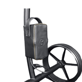 Housse de batterie cuir noir pour chariot K1, K3, K5, K7