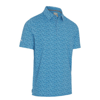 Polo Novelty Confetti Cendre Blue Homme