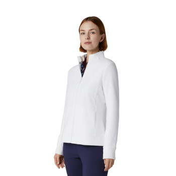 Veste Stretch Waffle Full Zip Brilliant White Femme