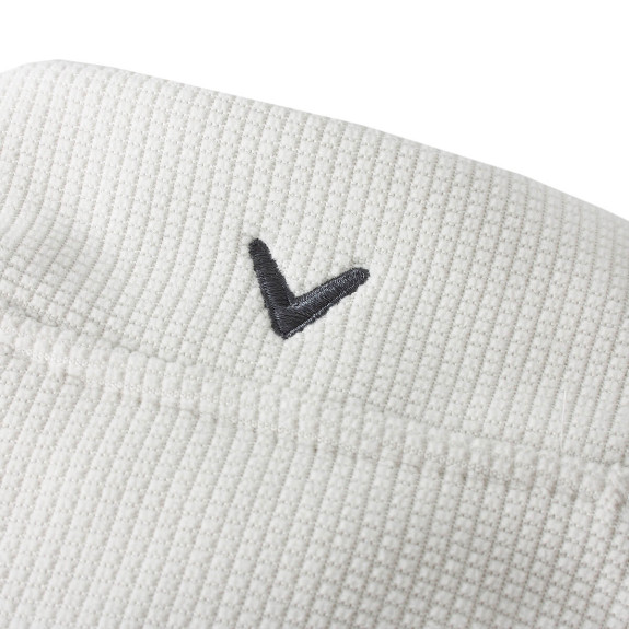 Pull 1/4 Zip Long Sleeve Waffle White Onyx Homme