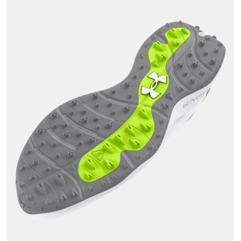 UA Drive Pro Wide White Metallic Gun Metal Homme