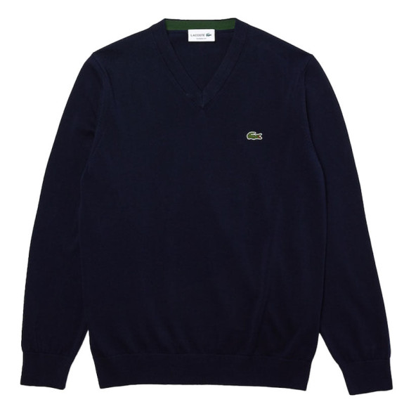 Pull Col V AE3 Navy Homme