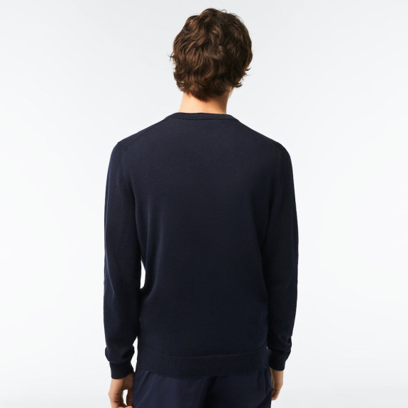 Pull Col V AE3 Navy Homme