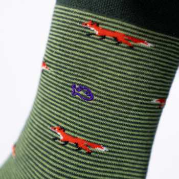 Chaussettes Motifs Renard Homme