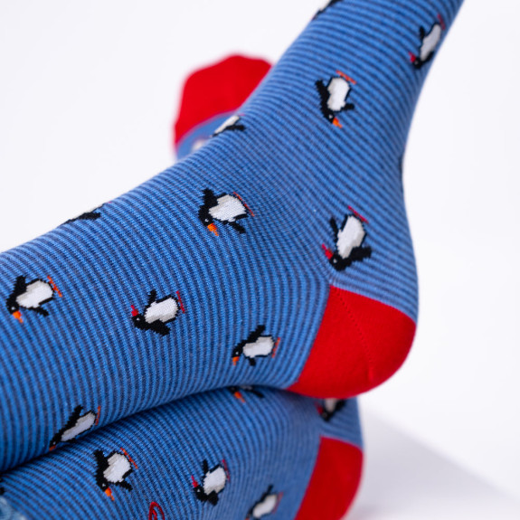 Chaussettes Motifs Pingouin Homme