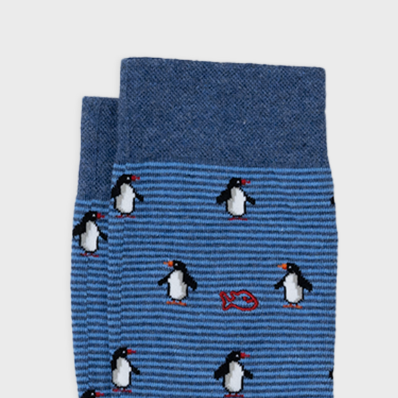 Chaussettes Motifs Pingouin Homme